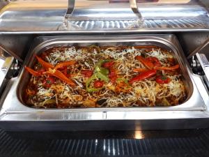Essen im Hotel oder in der Nähe