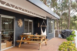 Posezení v ubytování Boho Cottage