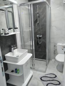 Koupelna v ubytování Apartman Deluxe
