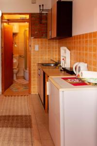 Kuchyň nebo kuchyňský kout v ubytování Apartmani Beslic