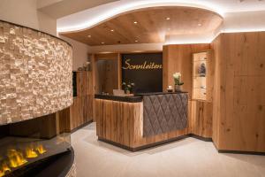 The lobby or reception area at Hotel Pension Sonnleiten