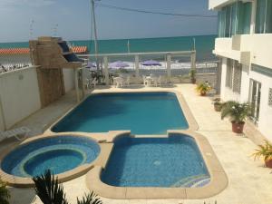Bazén v ubytování Casa y Mar Hotel nebo v jeho okolí