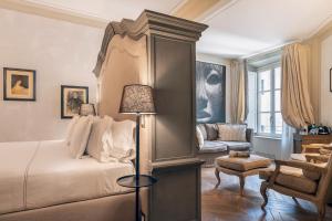 Istumisnurk majutusasutuses Corte Calzaiuoli Elegant Suites
