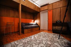 Ruang duduk di NAP Hostel Spaccanapoli