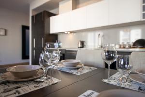 Kuchnia lub aneks kuchenny w obiekcie VIP Apartamenty Białystok