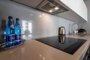 Kuchnia lub aneks kuchenny w obiekcie VIP Apartamenty Białystok