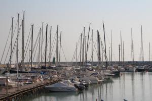 a bunch of boats docked in a harbor at B&b Sogni d'oro Milena in Civitanova Marche +14 photos