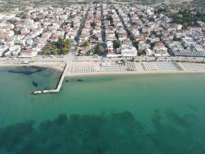 A bird's-eye view of Aegean Blue Beach Hotel