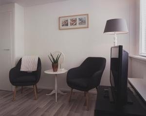 Posezení v ubytování B&B Het Ruime Sop