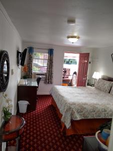 Postel nebo postele na pokoji v ubytování Holiday Motel Bend
