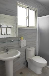 Phòng tắm tại 響樂池上電梯民宿1663 Chishang Music Guesthouse
