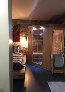 Postel nebo postele na pokoji v ubytování Love and Spa