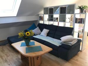 Posezení v ubytování Ferienwohnung „Anhaide“