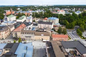 Letecký snímek ubytování Comfort Guesthouse