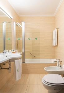 Koupelna v ubytování Hotel Jardim
