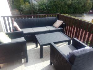 Balkon lub taras w obiekcie Marika apartman