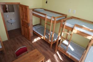 Llit o llits en una habitació de Hostel4u