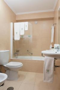 Koupelna v ubytování Hotel Jardim