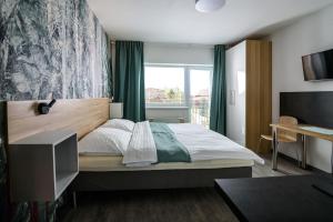 Ένα ή περισσότερα κρεβάτια σε δωμάτιο στο Apartmán Lenka +35 φωτογραφίες