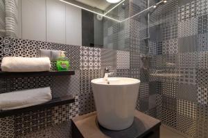 Kúpeľňa v ubytovaní VIP Apartamenty Butikowa