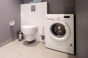 Kúpeľňa v ubytovaní Qbik Loft Modern Apartment