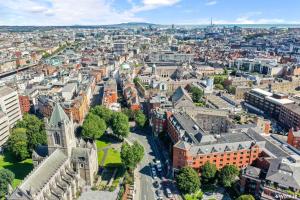 Nespecifikovaný výhled na destinaci Dublin nebo výhled na město při pohledu z hotelu