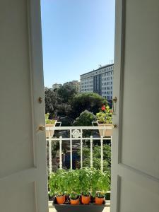 A balcony or terrace at MONART HOSPITALITY Cavour
