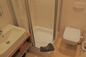 Koupelna v ubytování Hotel Eifelbräu