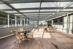 Uma varanda ou terraço em Hotel WZ Jardins