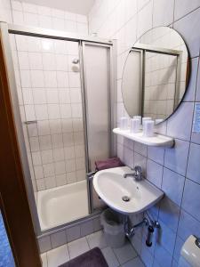 Koupelna v ubytování Gasthof Endres