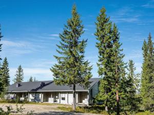 a house with trees in front of it at Holiday Home Lupposyöte b1 by Interhome in Syöte