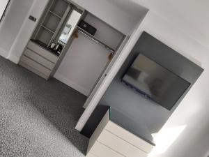 Kuchyň nebo kuchyňský kout v ubytování Dean Park Hotel