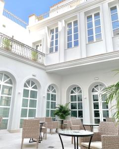 Balkón nebo terasa v ubytování Hotel Boutique Palacio Corredera