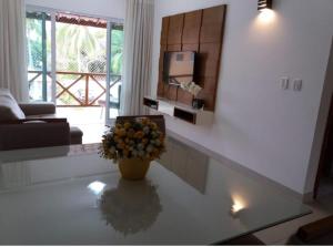 Χώρος καθιστικού στο Village Lindo em Guarajuba! Excelente localização e completo