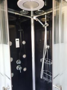 łazienka z prysznicem. w obiekcie Studio Soleil au Hohwald w mieście Le Hohwald