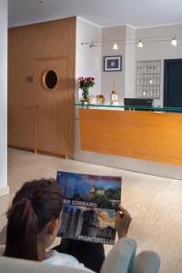 TV a/nebo společenská místnost v ubytování Hotel Cereda