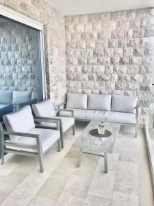 Posezení v ubytování Lux Apartments Krasici