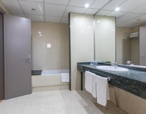 Kúpeľňa v ubytovaní Hotel Olympia Valencia