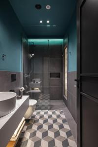 A bathroom at Λιθεία-Lithia