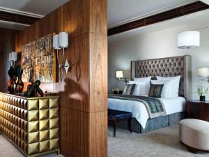 فندق موڤنبيك أمباسادور أكرا في آكرا: غرفه فندقيه بسرير وكرسي