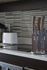 Kuchyň nebo kuchyňský kout v ubytování The Nicol Hotel Bedfordview
