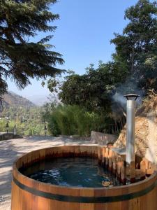 O vedere generală la munți sau o vedere la munte luată de la acest hotel