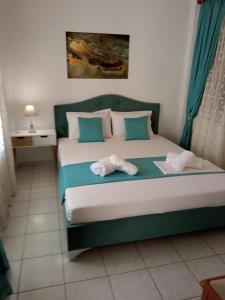 Posteľ alebo postele v izbe v ubytovaní Annas apartment 2 (AgiosNikolaos)