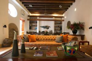 Χώρος καθιστικού στο Hotel Quadrifolio