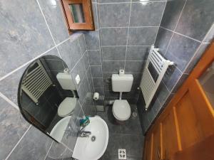 Koupelna v ubytování Casa Monika Ciocarliei