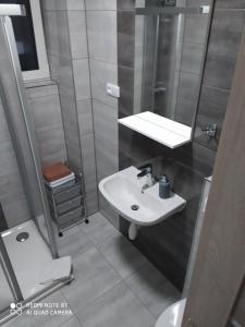 Koupelna v ubytování Apartmán u Davida