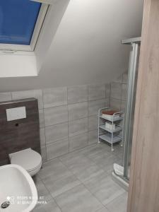Koupelna v ubytování Apartmán u Davida