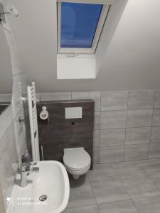 Koupelna v ubytování Apartmán u Davida
