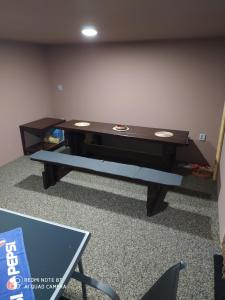 Stolní tenis v ubytování Apartmán u Davida nebo okolí