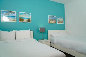 Cama ou camas em um quarto em Special apartment with sea views